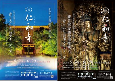 青もみじ雲海ライトアップ